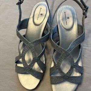 Bandolino Sparkling Silver Heels
